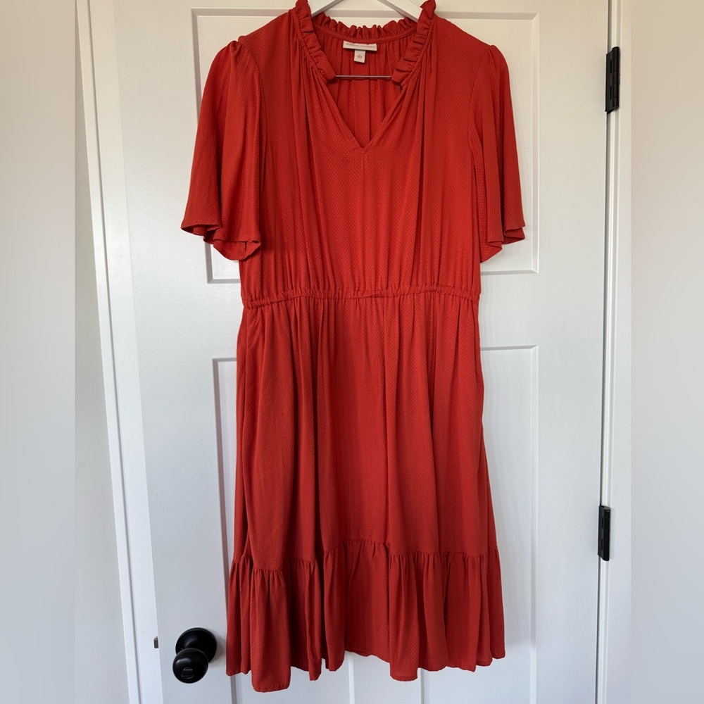 Knox Rose Burnt Orange Dress